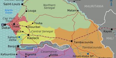 Harta Senegal politice